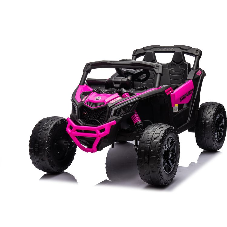 24V Can Am Maverick 1-Seater UTV Ride On - Pink