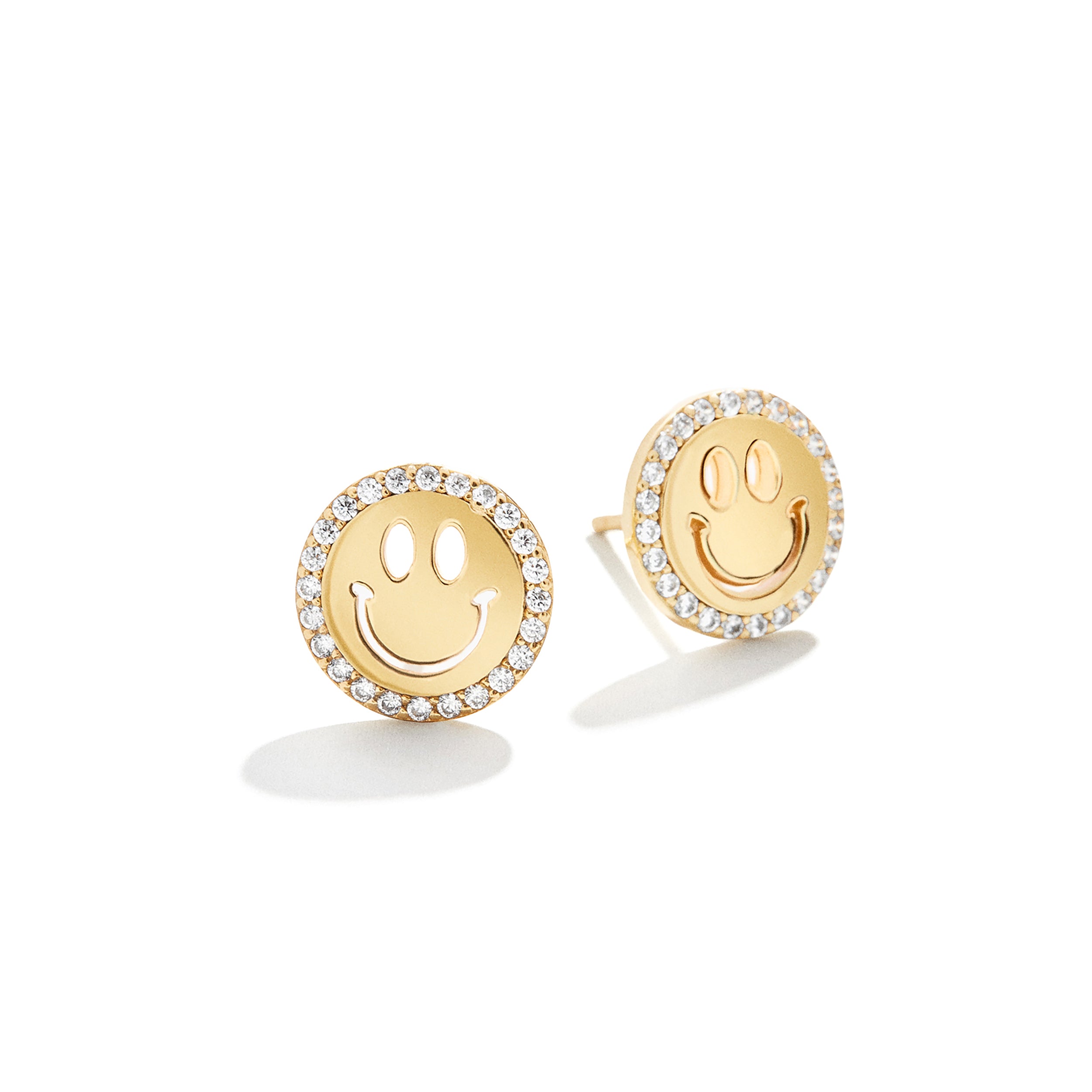 All Smiles 18K Gold Kids' Earrings