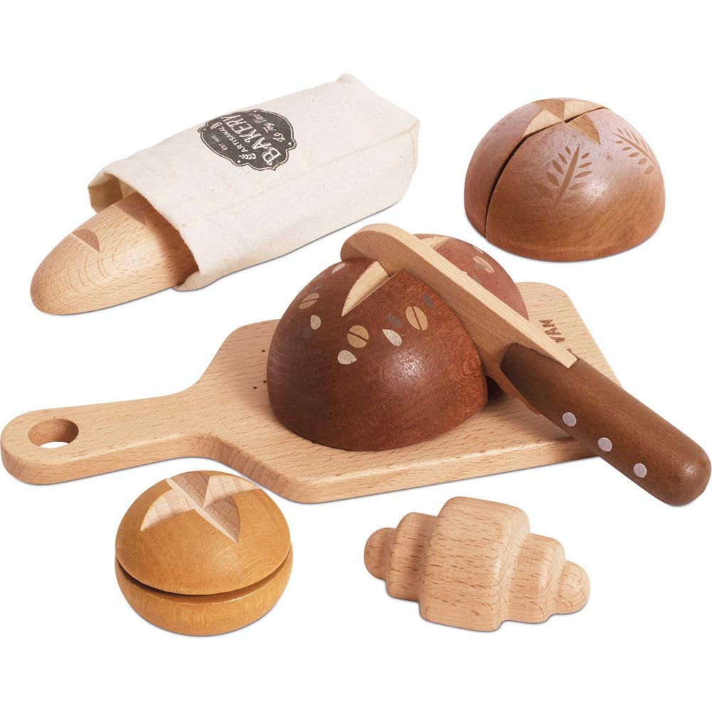 Artisan Bread and Knife Pretend Play Set