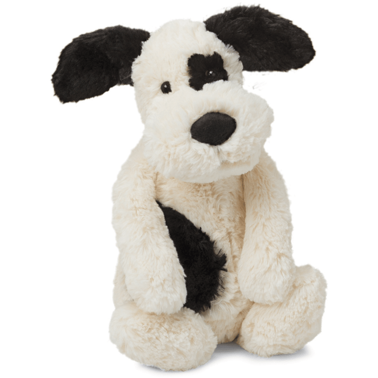 Bashful Cream & Black Puppy Medium