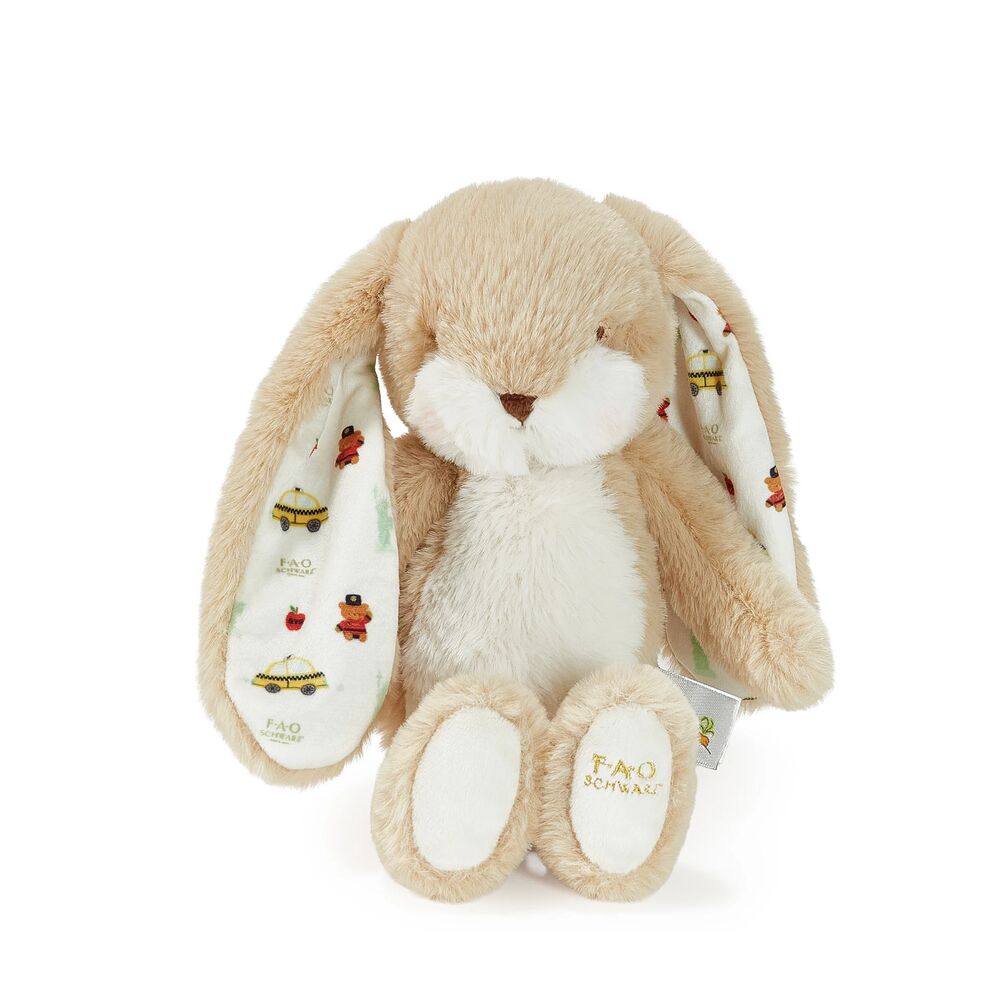 Big Apple NYC - FAO Schwarz Tiny 10" Floppy Nibble Bunny Plush