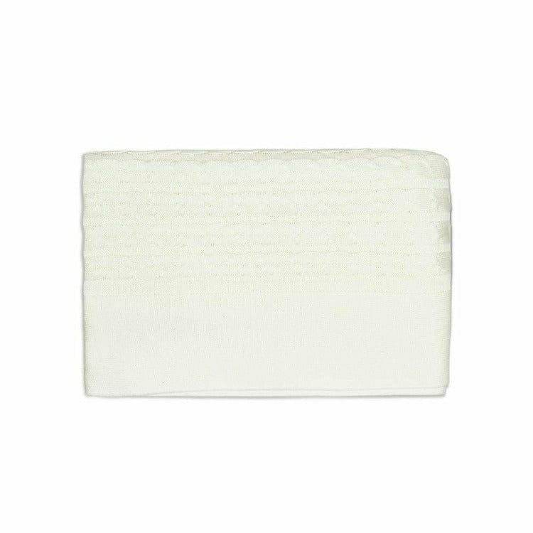 Off-White Crib Blanket