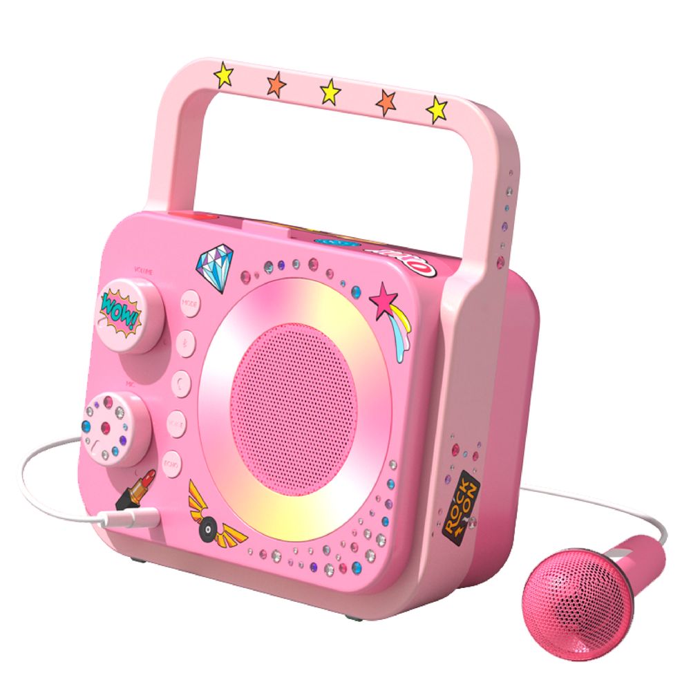 Bluetooth Portable Karaoke Station with Microphone