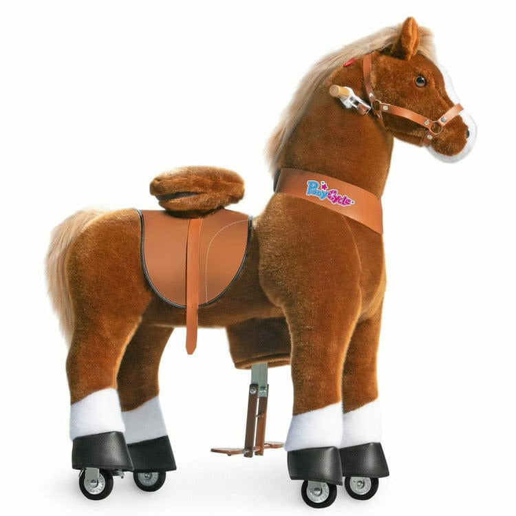 Brown Model U Ride-On Horse - 7+ Years