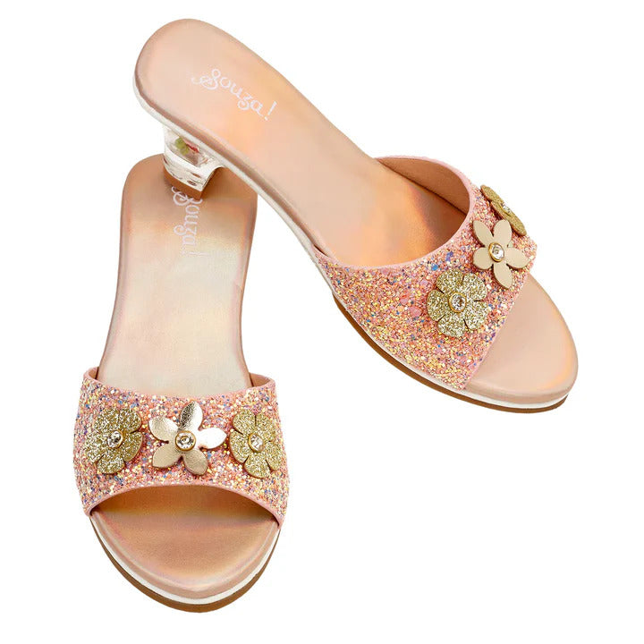High-Heel Clarisse Slipper (Gold Peach) - Size 12-13