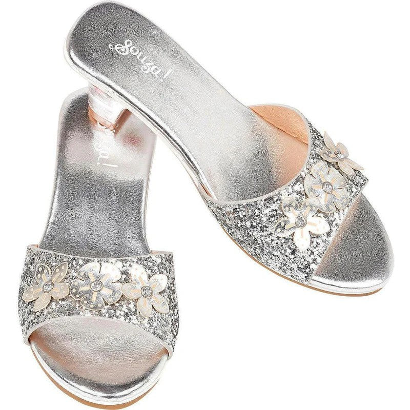 High-Heel Mariona Slipper (Silver) - Size 10-11