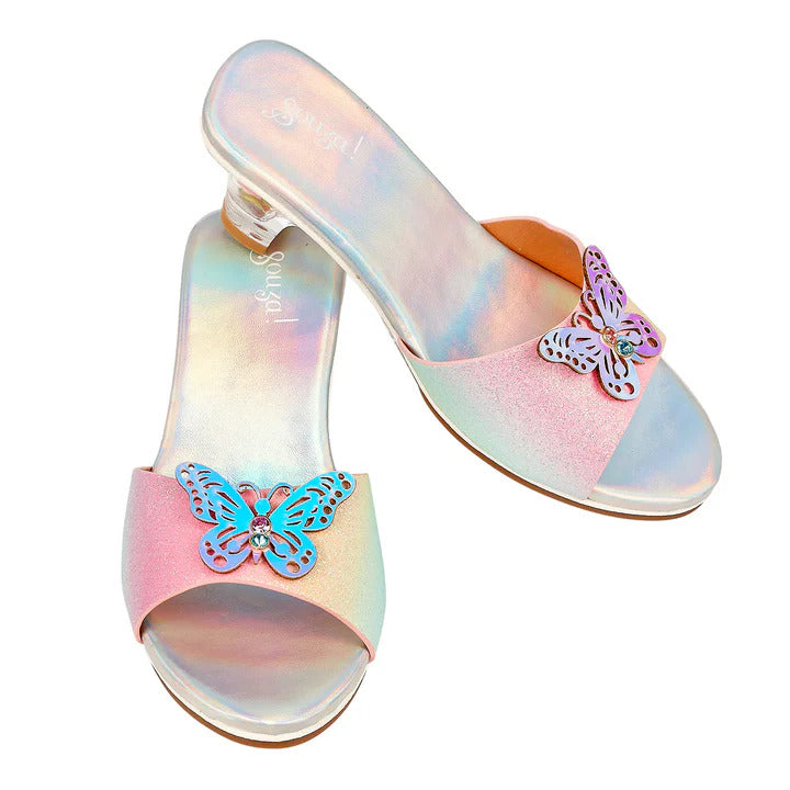 High-Heel Ophelie Slipper (Rainbow Butterfly) - Size 12-13