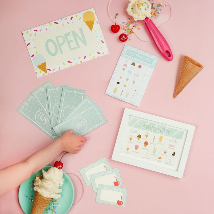 Ice Cream Play Shop Activity Set