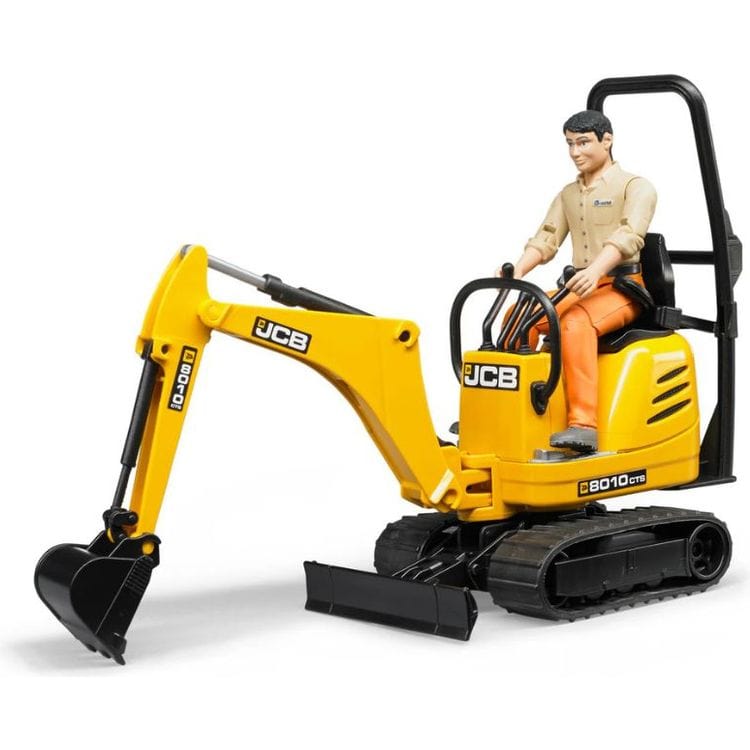 JCB Micro Excavator 8010 CTS with Worker