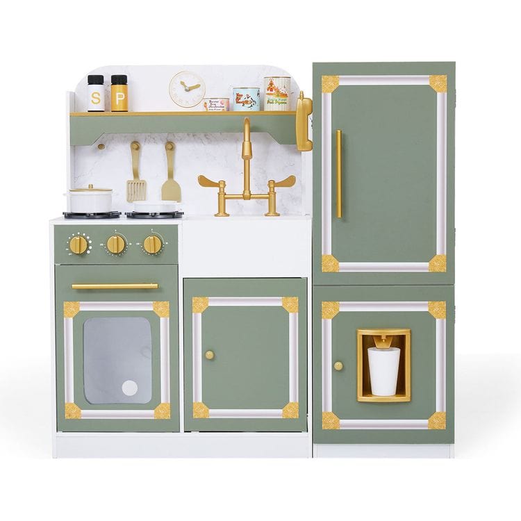 Little Chef Versailles Deluxe Play Kitchen - Olive Green