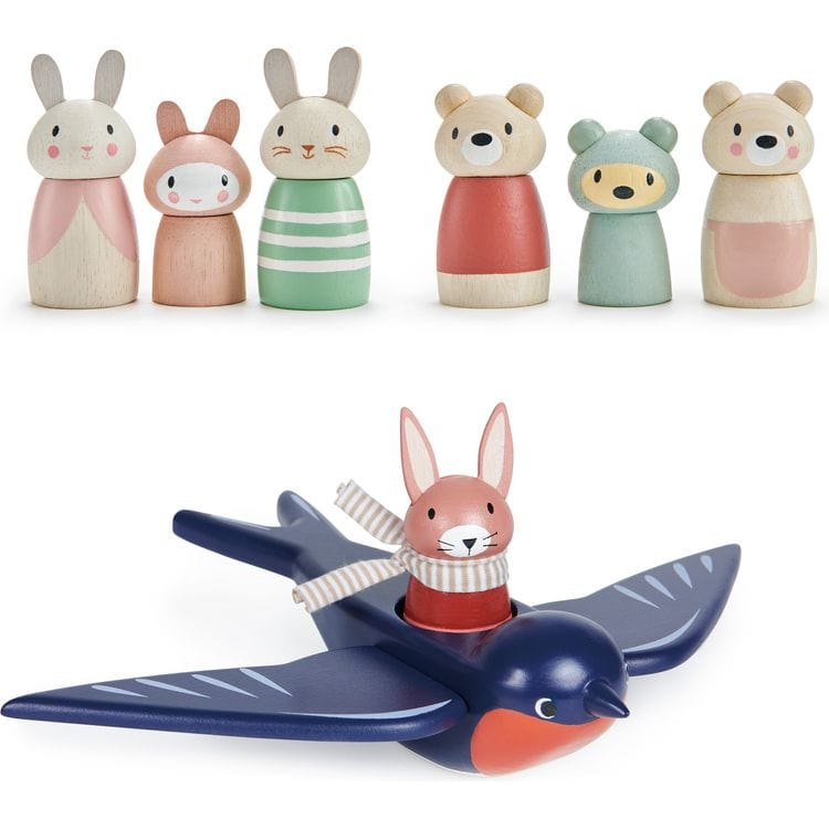 Merrywood Friends Collection of Wood Toys