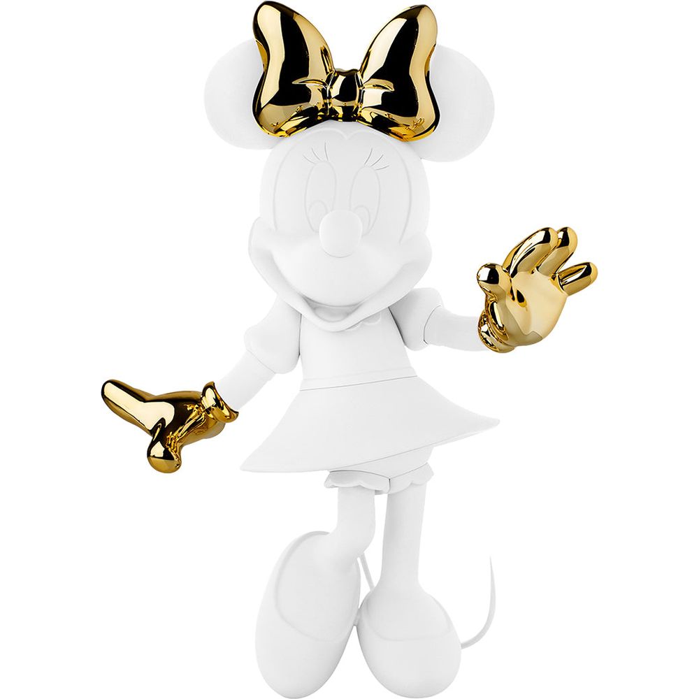 Minnie Mouse 12" Welcome Studio Figurine - White & Gold