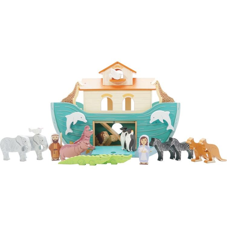 Noah’s Great Wooden Ark & Animals - 23 Pieces
