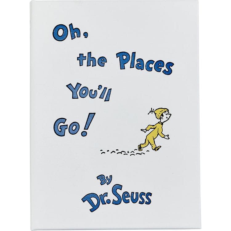 "Oh The Places You'll Go" by Dr. Seuss Leather-Bound Book