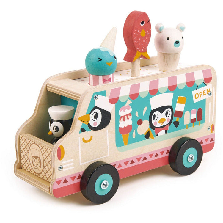 Wooden Penguin's Gelato Van