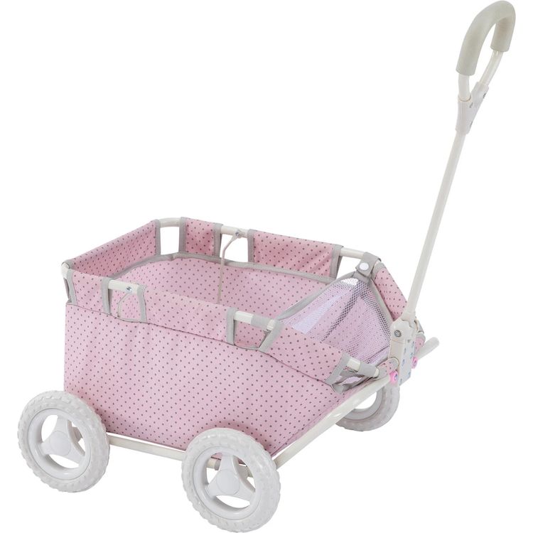 Polka Dots Princess Baby Doll Wagon