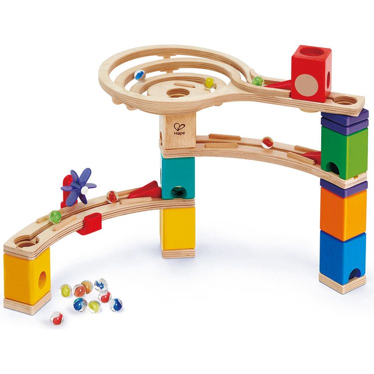 Quadrilla Race to the Finish Marble Run Blocks