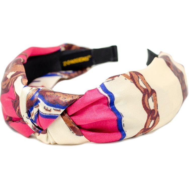 Silk Knot Headband - Pink