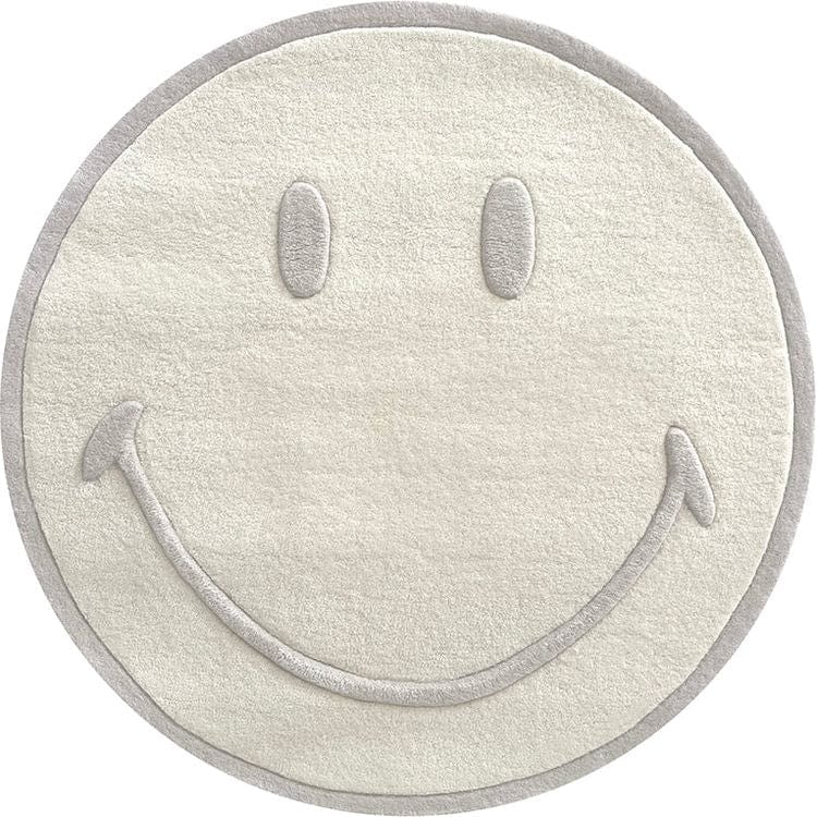 Smiley Rug - White - Small