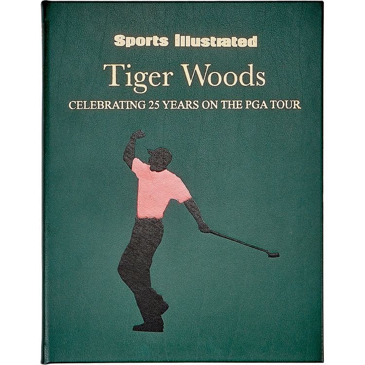 Sports Illustrated Tiger Woods 25 Year Special Edition Leather Book
