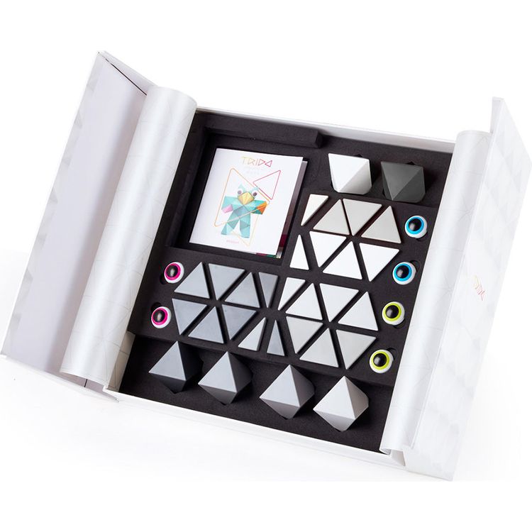 Trido Monochromatic Large Magnet Building Set - 36 Pieces
