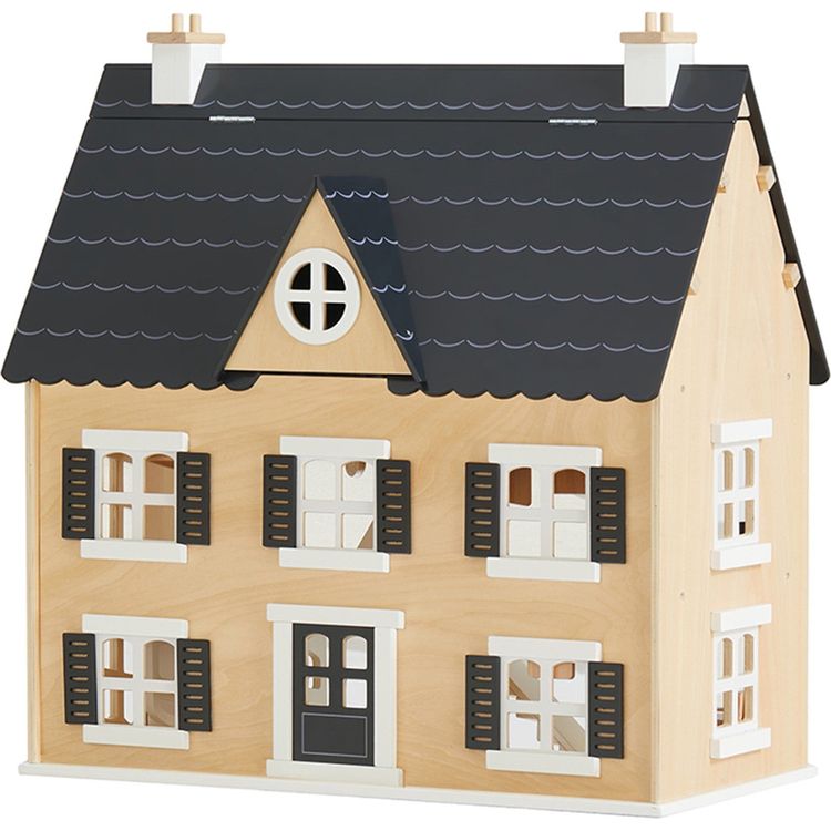 Two-story Wooden Dollhouse