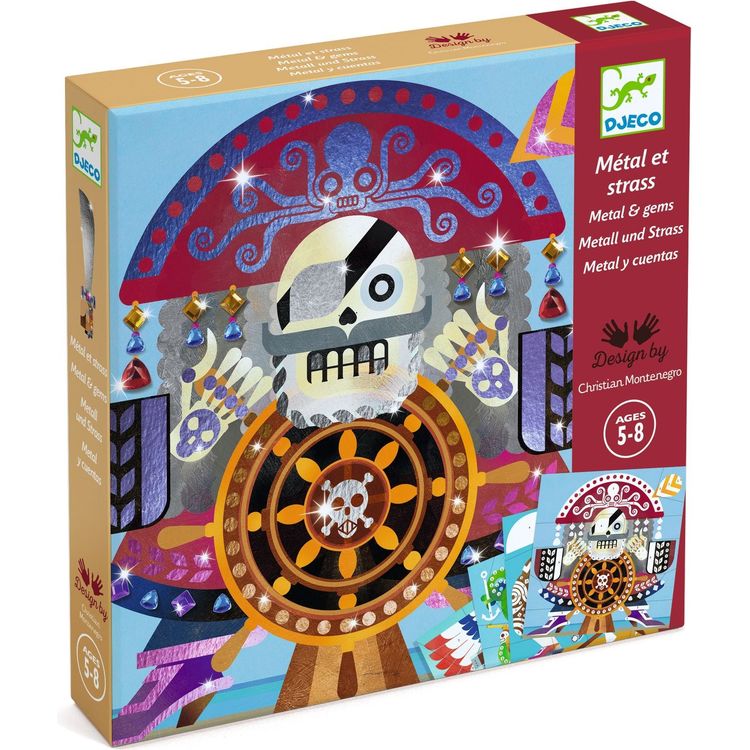 Up and at 'Em! Foil & Jewel Mosaic Craft Kit