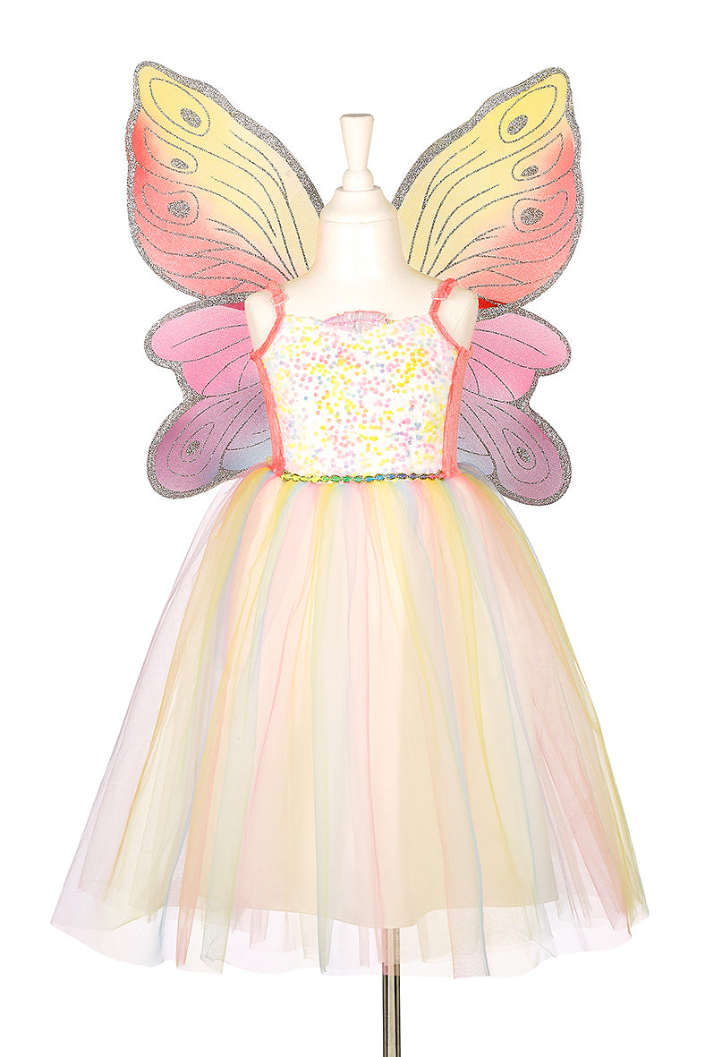 Valerie Fairy Costume Dress & Wings Set - 5-7 Years