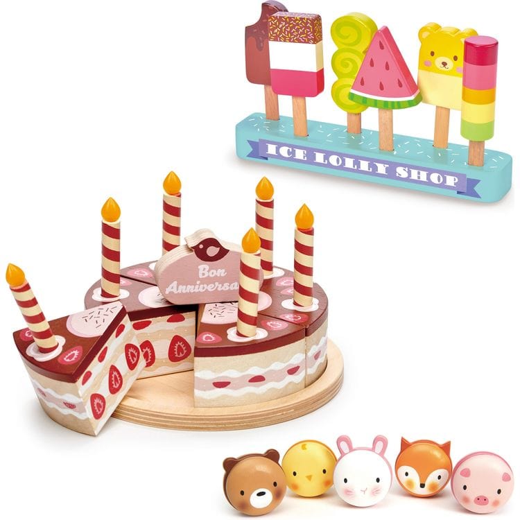 Wooden Birthday Party Collection Bundle