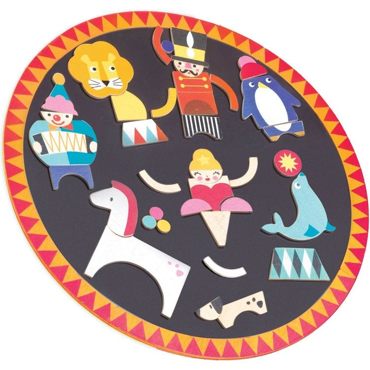 Wooden Circus Night Magnetic Set