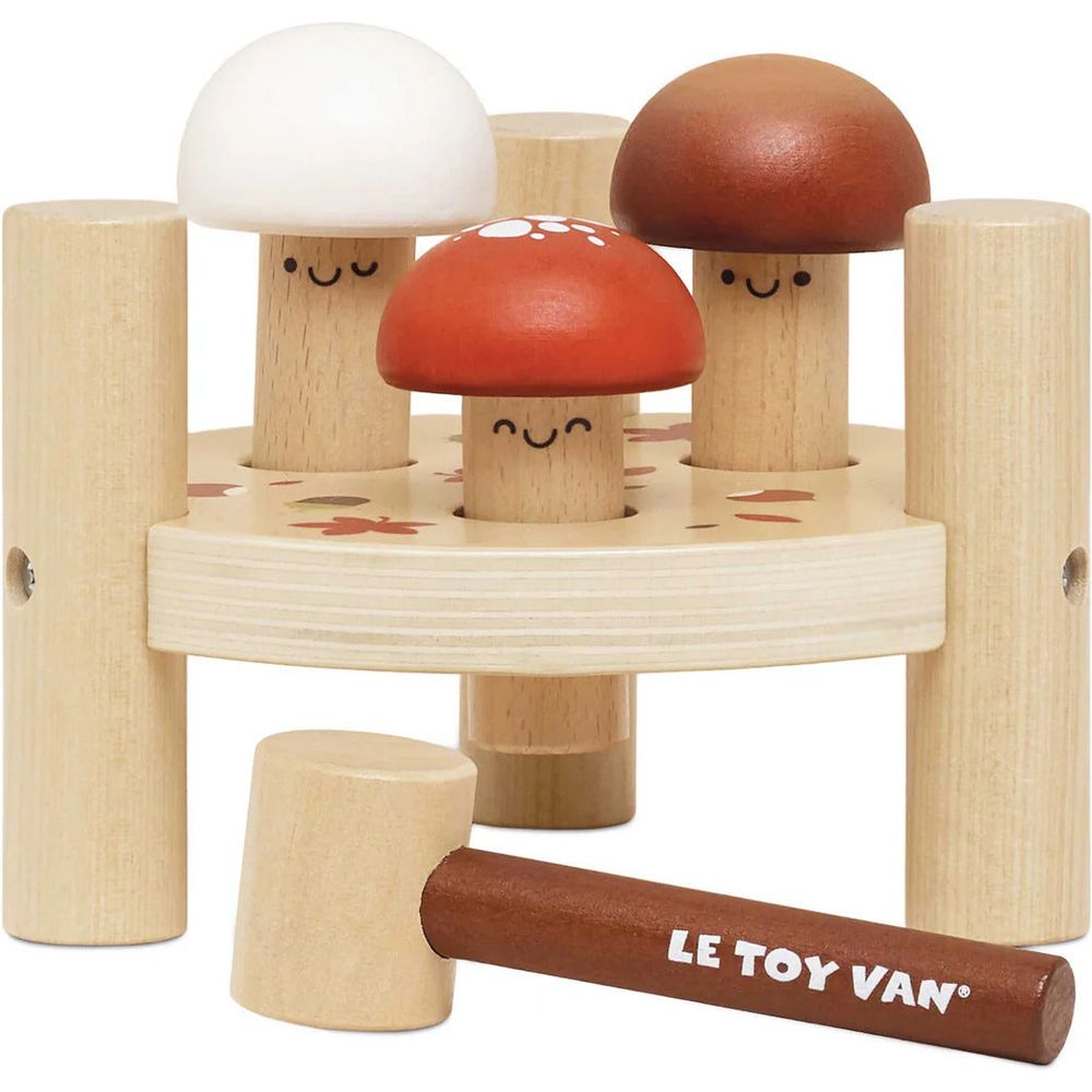 Woodland Mushroom Hammer Game - 5 Pieces